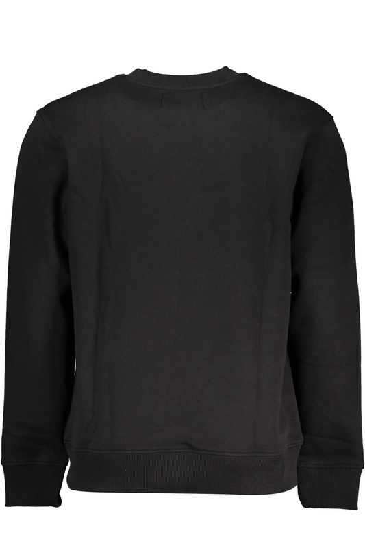 CALVIN KLEIN MEN&#39;S BLACK ZIPLESS SWEATSHIRT