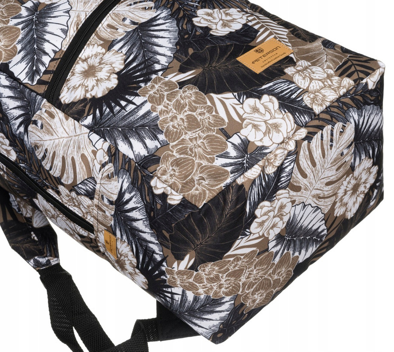 Full printed backpack PETERSON PTN PLEC-03