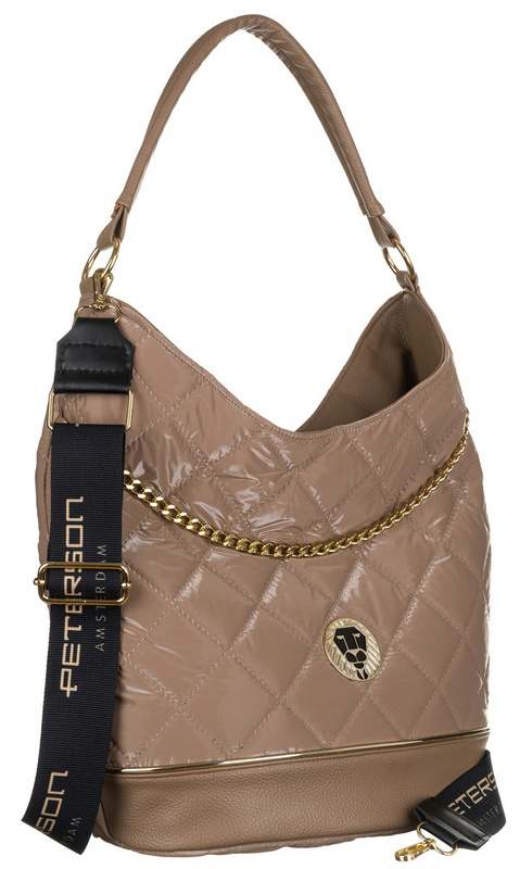 Leatherette handbag PETERSON PTN 22066