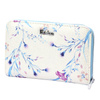 Women's roomy wallet with flowers in eco leather by Eslee