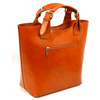 Beautiful stylish large women's leather shopper bag