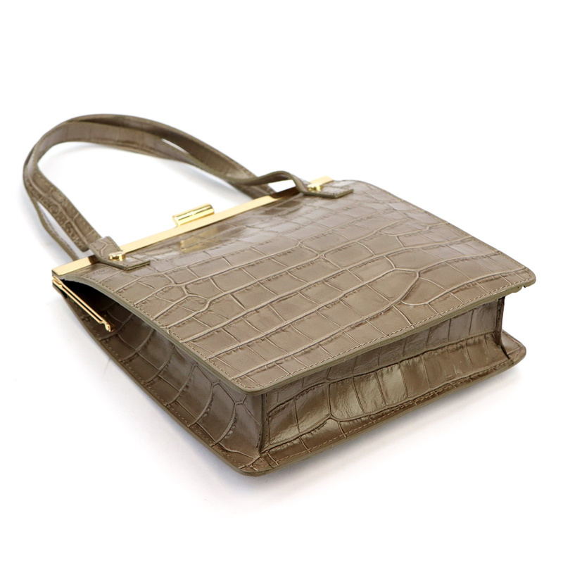 Damen Echtleder Handtasche Luka 19-90 CROCO