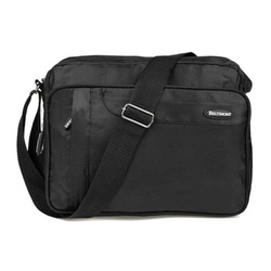 Men's black fabric bag for work BELTIMORE R31