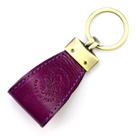 Elegant Leather Keychain by Florence