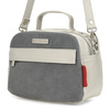 Taupe Damen Lederkoffer Tasche 2 Fächer Beltimore S80