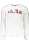 CAVALLI CLASS SWEATSHIRT WITHOUT ZIP MAN WHITE