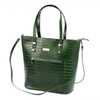 Damen Echtleder Handtasche MiaMore 01-011 CROCO