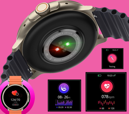 SMARTWATCH UNISEX Rubicon RNCF15 - BLUETOOTH CALL, ŁADOWANIE BEZPRZEWODOWE (sr057b)