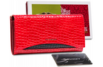 A large, leather women's wallet with RFID - Peterson