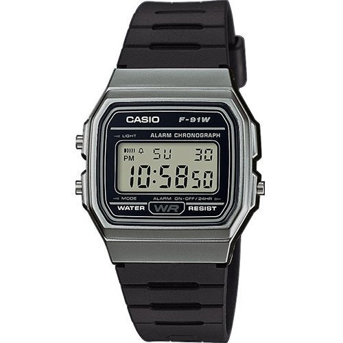 CASIO MEN'S WATCH F-91WM-1BDF (zd102d) + BOX