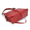 Stylish, roomy women's leather messenger bag