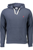 US POLO HERREN SWEATSHIRT BLAU MIT REISSVERSCHLUSS