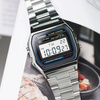 ZEGAREK MĘSKI CASIO A158WA-1D (zd093a) - KLASYKA + BOX