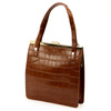 Damen Echtleder Handtasche Luka 19-90 CROCO