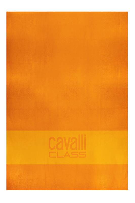 CAVALLI CLASS DAMEN-STRANDTUCH ORANGE