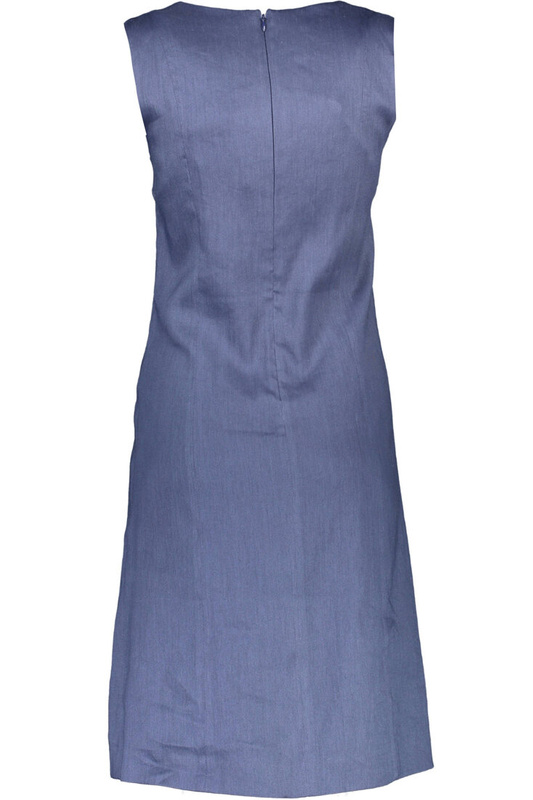 LANGES KLEID GANT DAMEN BLAU