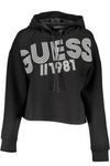 GUESS JEANS SWEATSHIRT WITHOUT ZIP WOMAN BLACK