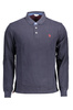 US POLO BLUE MEN&#39;S LONG SLEEVED POLO SHIRT