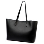 Women's shopper bag with removable cosmetic bag JUICE