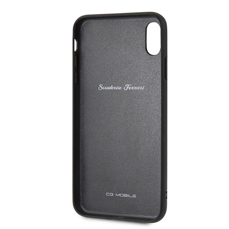 Ferrari Hardcase FEOVEHCI65BK iPhone Xs Max black/czarny Off Track Victory