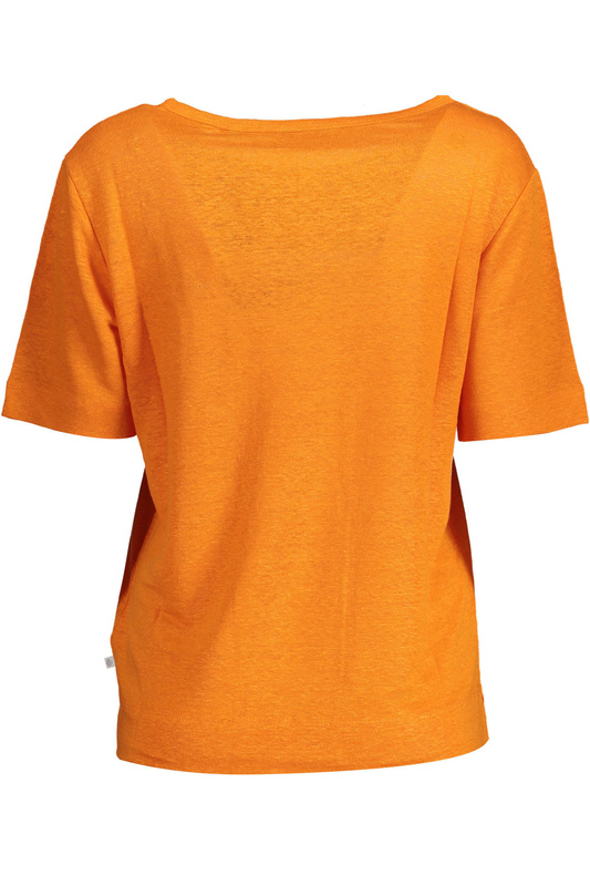 GANT WOMEN&#39;S SHORT SLEEVE T-SHIRT ORANGE