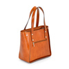 Large shoulder bag women's leather shopperbag