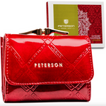 Women's genuine leather wallet Peterson PTN 55287-PLT