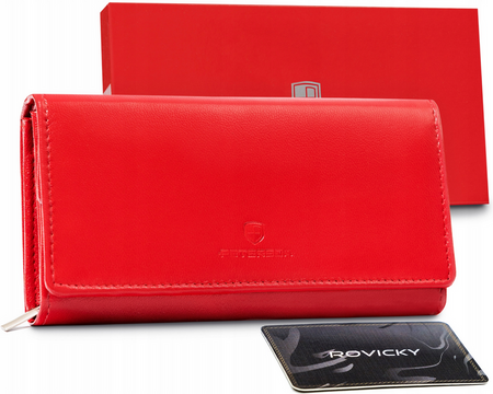 Leather wallet RFID PETERSON PTN RD-12-GCL