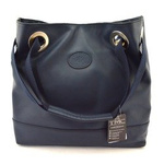 Roomy women's leather shopper shoulder bag