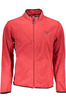 GIAN MARCO VENTURI MEN&#39;S RED ZIP SWEATSHIRT