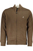 US GRAND POLO HERREN-SWEATSHIRT MIT BRAUNEM ZIP