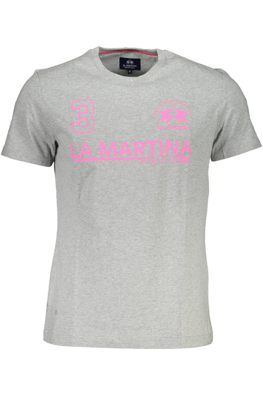 LA MARTINA T-SHIRT SHORT SLEEVE MAN GRAY