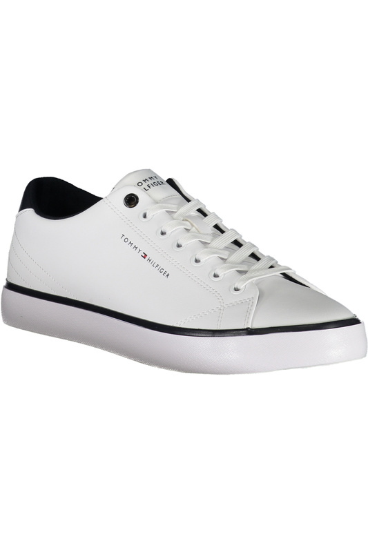 TOMMY HILFIGER MEN&#39;S WHITE SPORTS SHOES