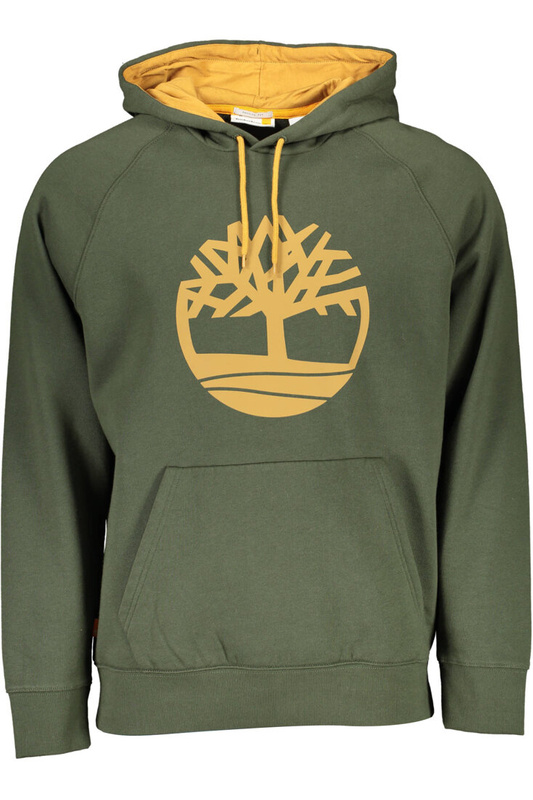 TIMBERLAND GREEN MEN&#39;S ZIPLESS SWEATSHIRT