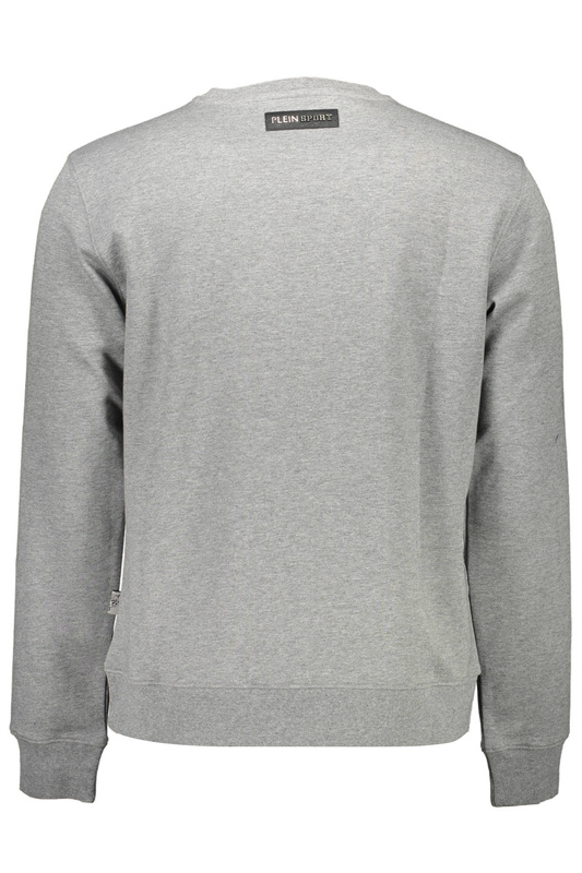 PLEIN SPORT SWEATSHIRT WITHOUT ZIP MAN GRAY