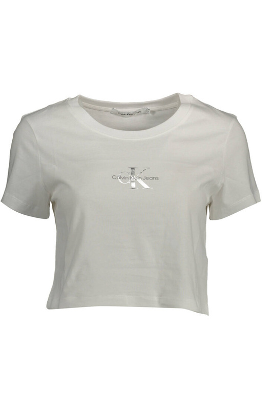 DAMEN-KURZARM-T-SHIRT CALVIN KLEIN WEIß