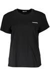 PATRIZIA PEPE DAMEN KURZARM T-SHIRT SCHWARZ