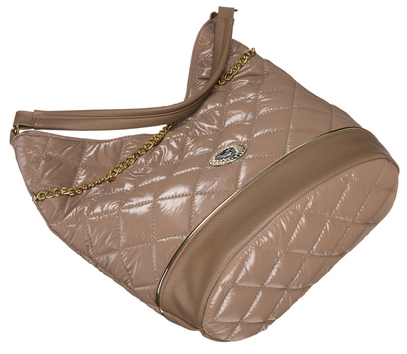 Leatherette handbag PETERSON PTN 22066