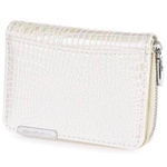 Leather Women's Wallet Horizonta Little Painted White 897