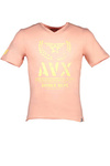 AVX T-SHIRT MĘSKI Z KRÓTKIM RĘKAWEM AVIREX DEPT RÓŻOWY