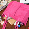 Women's Italian Leather Bag A4 Trouser Bag Fuchsia W18