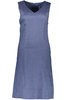 LANGES KLEID GANT DAMEN BLAU