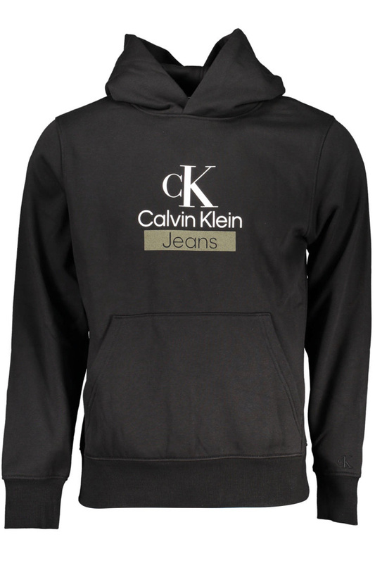 CALVIN KLEIN SWEATSHIRT WITHOUT ZIP BLACK MAN