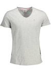 TOMMY HILFIGER MEN&#39;S SHORT SLEEVE T-SHIRT GRAY