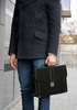 Men`s business briefcase SOLIER S27 BLACKBURN