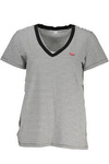 LEVI&#39;S SCHWARZES KURZARM-T-SHIRT FÜR DAMEN