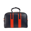 Large duffle bag unisex Colorful Cambridge by DUDU made in genuine leather with double handle and detachable shoulder strap. High quality elegant weekender overnight bag.