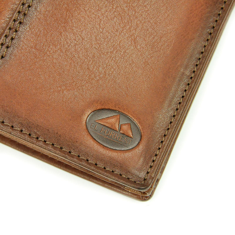 Men's extended leather wallet EL FORREST RFID