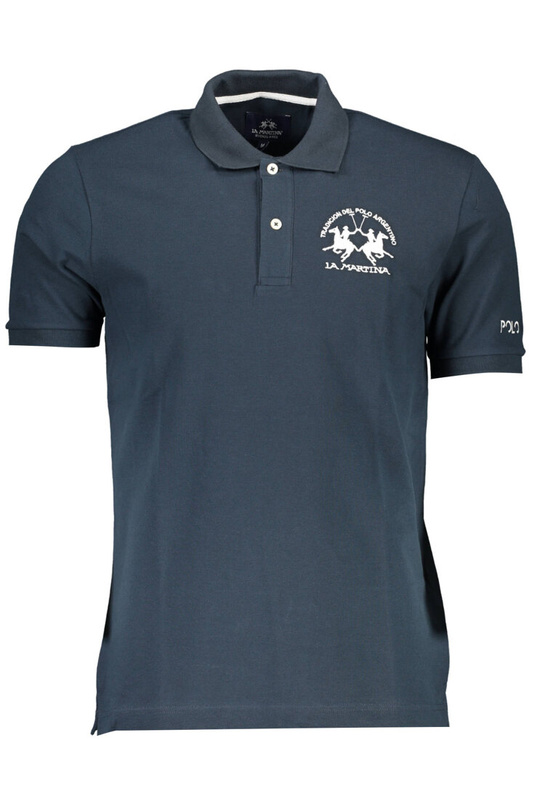 LA MARTINA POLO SHORT SLEEVE MAN BLUE