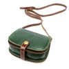 Elegant leather women's crossbody bag